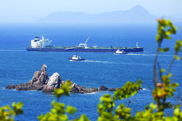 Calm prevails as Qatari tanker sails towards Strait of Hormuz